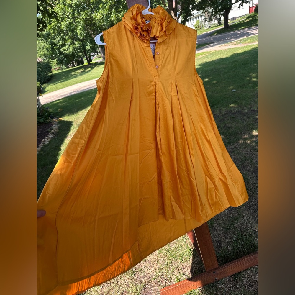 Style & Co. Women's High Low Dress in Vibrant Orange